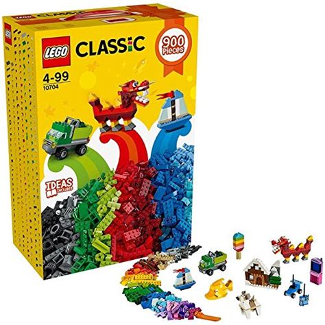 Lego 10704 Classic Creative Box 900 Piece Construction Toy T Set