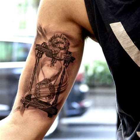 60 Hourglass Tattoo Designs For Men Passage Of Time