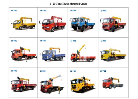 Methods Of Choosing Truck Mounted Crane By Tonnage Henan Liyue