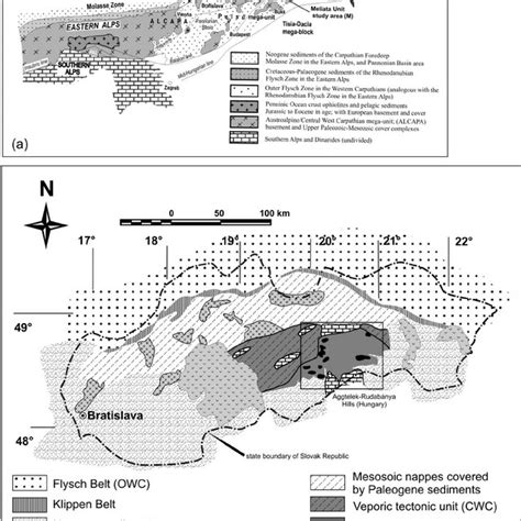A Schematic Geological Position Of The Western Carpathians In The