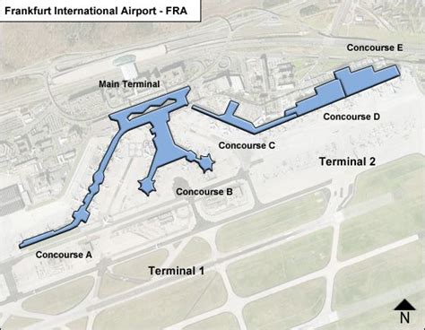 Frankfurt Airport Map Free Printable Maps