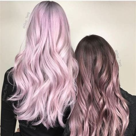 Metallic pink el pelo rosa metálico es tendencia Cabello de color lavanda Cabello y belleza