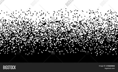 Black Fading Pixel Image And Photo Free Trial Bigstock
