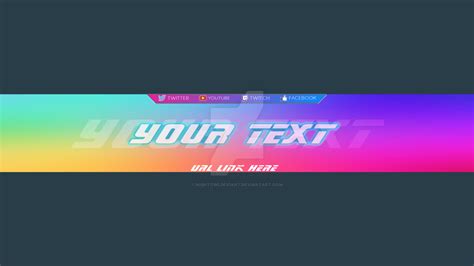Banner Template For Youtube Channels By Nightowldeviant On Deviantart