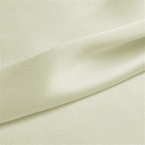 Cream Color Charmeuse Fabric Pure Silk Fabrics For Fashion