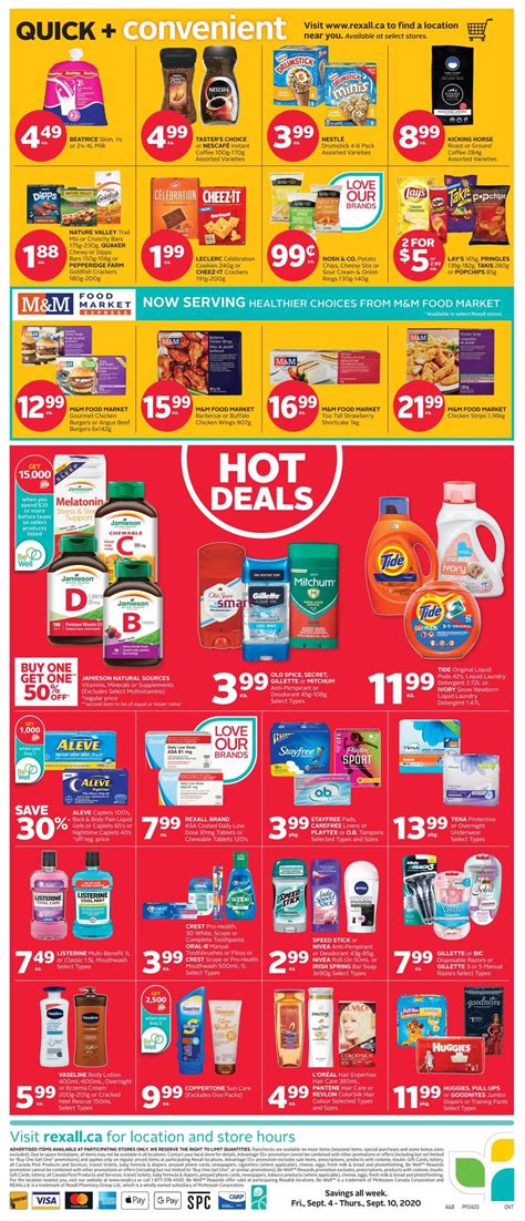 Rexall On Flyer September 4 To 10