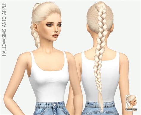 Cutest Braided Hair Cc For The Sims All Free Fandomspot Hot Sex Picture