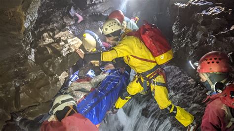 Injured Man Rescued From Cave After Being Trapped For More Than Two