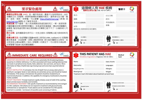Resources資訊 The Hong Kong Hae Patient Group “hae Hk” Hae病人組織 香港