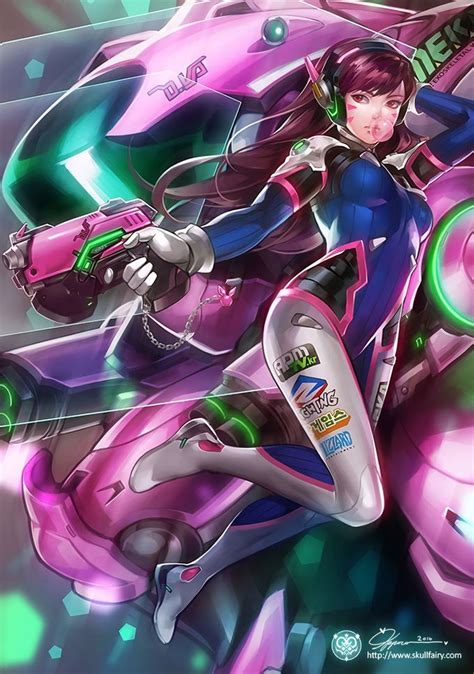 Overwatch Dva By Na Young Lee Overwatch Wallpapers Overwatch D