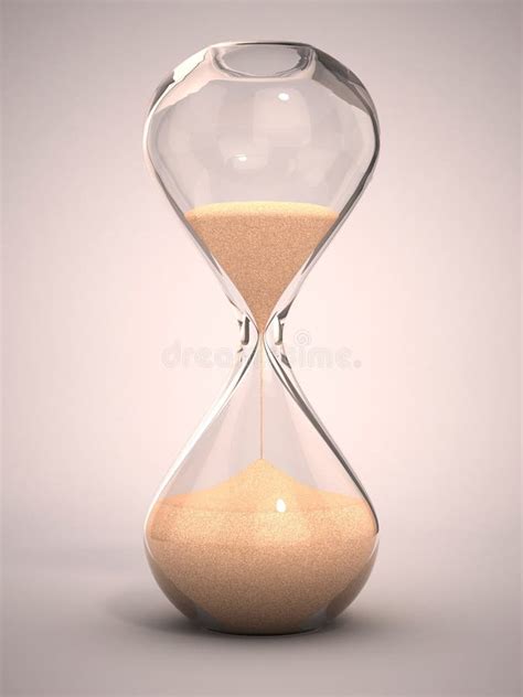 Hourglass Sandglass Sand Timer Sand Clock Stock Illustration Illustration Of Render