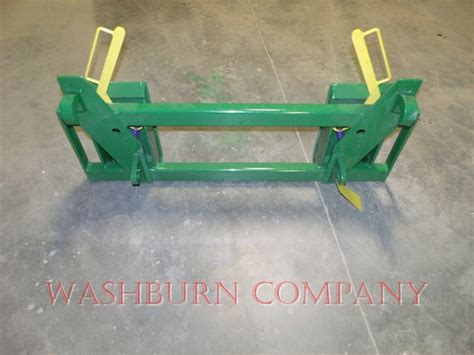 Euro Global Loader To Skid Steer Attachments Adapter Green
