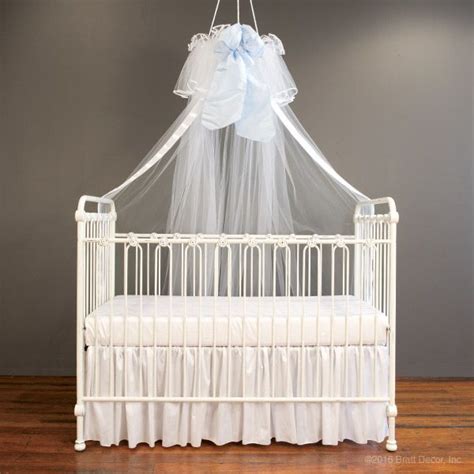 I bought a long white canopy net to drape above the crib as a 'final touch', but when i looked at the packaging it reads not for children. serafina crib canopy - white | Crib canopy, Pink crib, Cribs