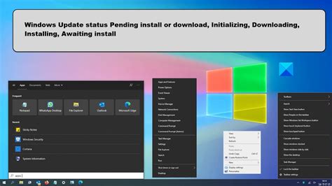 Windows Update Status Pending Install Or Download Downloading