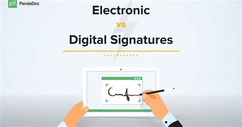 The Differences Between Esignatures And Digital Signatures Short Guide