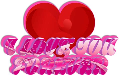 I Love You Forever Lettering Clipart Free Download Transparent Png