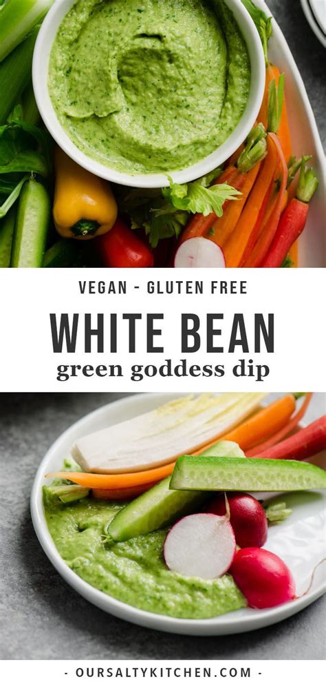 Recipe courtesy of save a lot test kitchen. White Bean Green Goddess Dip | Recipe | Green goddess dip ...