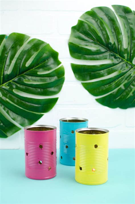 Diy Soup Can Lights A Little Craft In Your Day