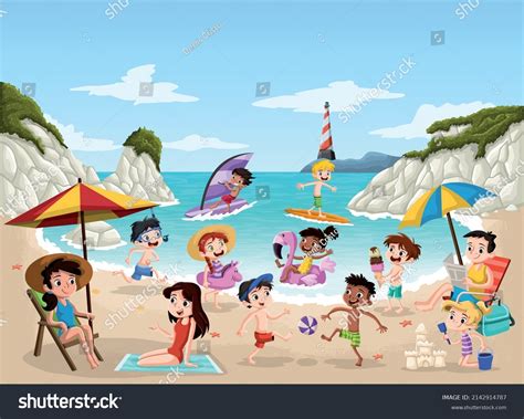 167900 Beach Holiday Cartoon Images Stock Photos And Vectors Shutterstock