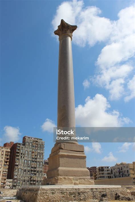 Serapeum And Pompeys Pillar Stock Photo Download Image Now