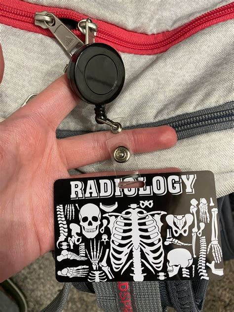 Radiology Badge Xray Tech Radiology Keychain