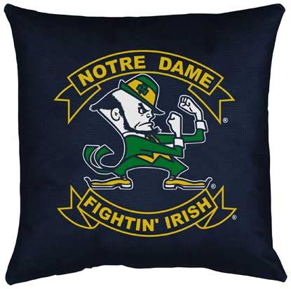 Please just ask for it when you do your booking. Notre Dame Fighting Irish Locker Room Toss Pillow