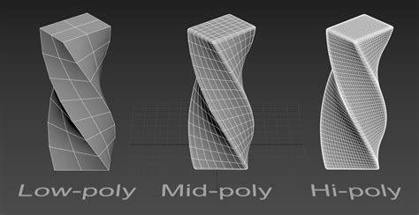 Low Hi poly 3D модели В чем отличие Записки 3D шника Дзен