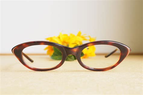 Eyeglass Vintage 1960s Cateye Glassesnew Old Stockframes Etsy In