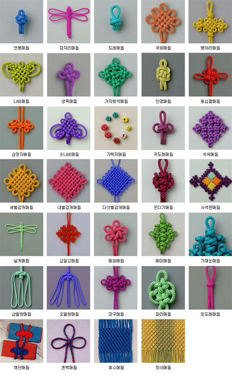 Types Of Knots Crafts Types Of Knots Beading Cord