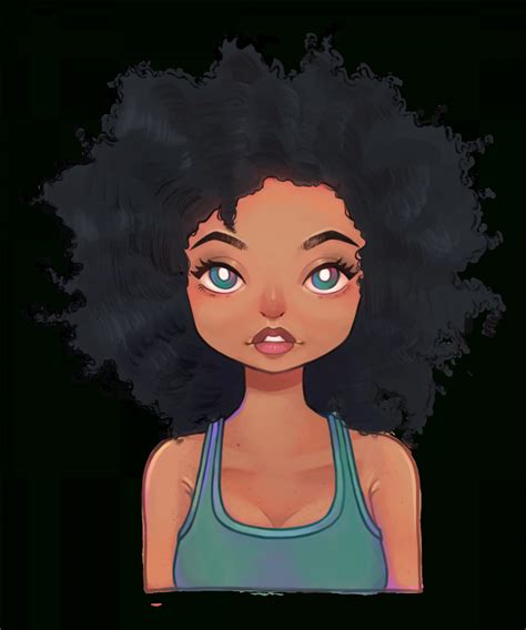 17 Natural Hair Drawing How To Draw Hair Afro Hair Drawing Black