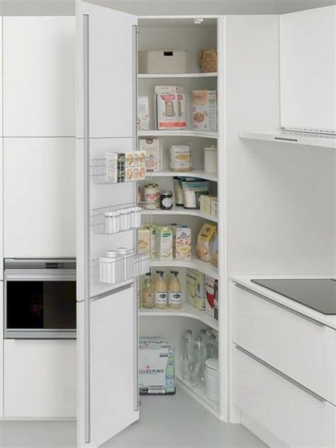 In less efficient cabinet designs, this space, which isn't accessible by any cabinet door, is often left inaccessible or dead. in most cases, a better use of limited kitchen storage space is to install a blind corner cabinet, which extends beyond the. 15 Easy DIY Storage Solution for Minimalist Kitchen ...