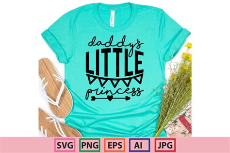 Daddy S Little Princess Graphic By Creative Trends · Creative Fabrica