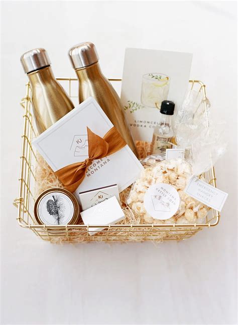 46 Welcome Bags from Real Weddings | Wedding welcome baskets, Wedding welcome gifts, Welcome baskets