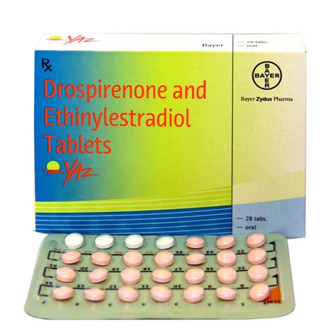 Yaz Tablet Ethinyl Estradiol Drospirenone Packaging Type Strip Dose 0 02mg 3mg At Rs 529