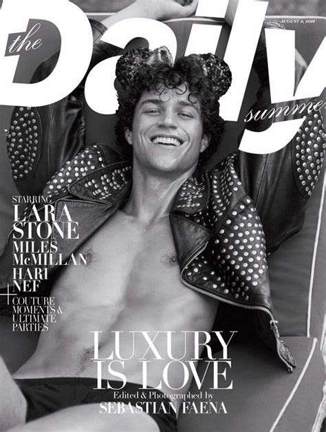 Miles Mcmillan Enjoys The Summer For The Daily Magazine Cover Story