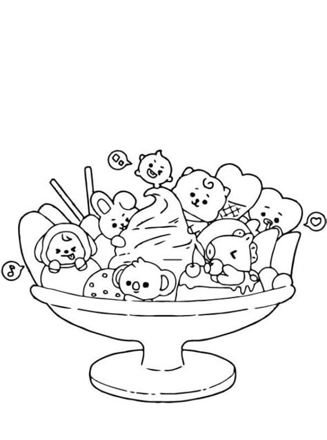 Bt21 Coloring Pages 80 Free Printable Coloring Pages Cool Coloring