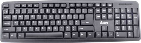 Foxin Fkb 102 Wired Usb Laptop Keyboard Foxin