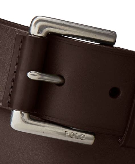 Polo Ralph Lauren Mens Signature Pony Leather Belt Macys