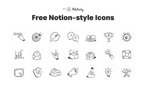 Free Notion Style Icons Figma Community
