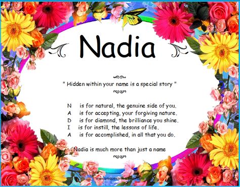 Nadia Unique Name Creator