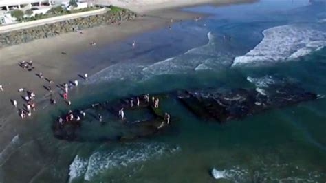 Long Buried Ship Carcass Uncovered On San Diego Beach The Drive