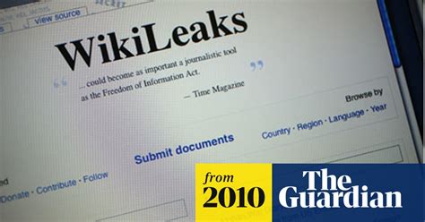 Wikileaks Shutdown Calls Spark Censorship Row Wikileaks The Guardian