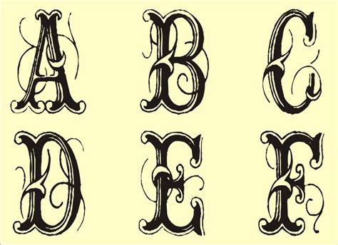 13 Printable Fancy Letter Fonts Images - Fancy Alphabet Letter - Free ...