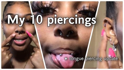 Piercing Tour Scoop Tongue Piercing Update Youtube