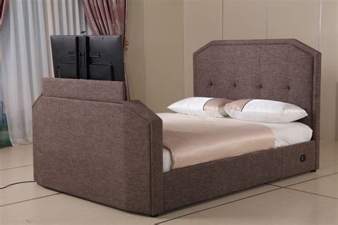 Tv Divan Bed In The Footboard Tv Bed Design - Buy Tv Bed Design,Tv