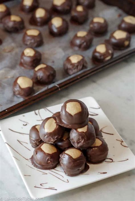 Buckeye Balls Easy Treats To Love Lakeside Table