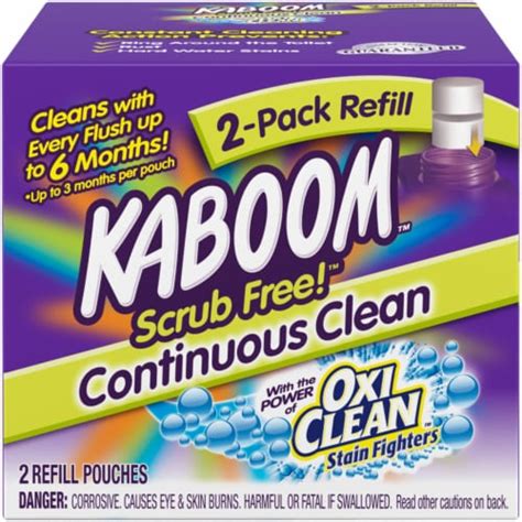 kaboom scrub free fresh scent toilet bowl cleaner 2 oz tablet total
