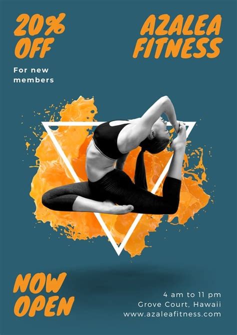 Free Gym Posters Templates To Customize Canva
