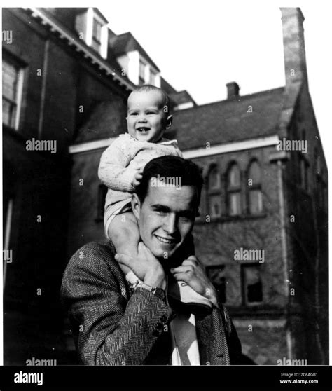 H075-03 New Haven, Connecticut, USA., April 10 1947: George W. Bush