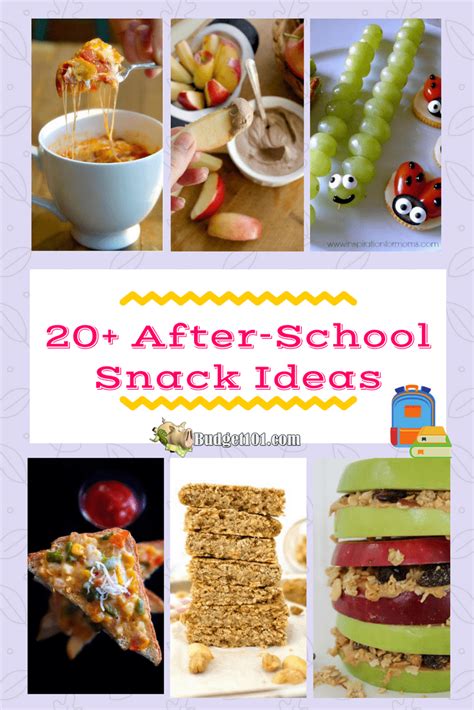 20 Easy After School Snack Ideas